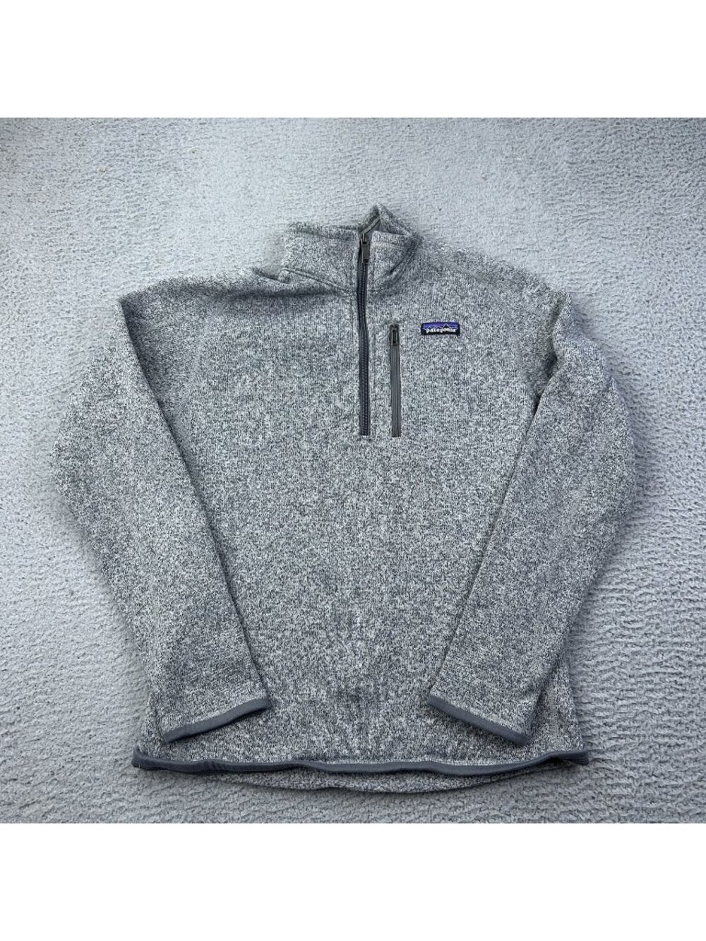 Patagonia Better Sweater Women’s Pullover Quarter Zip Size Small Gray